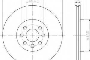 Диск тормозной OPEL Meriva F BOSCH 986479077 VAUXHALL MERIVA Mk I (A)