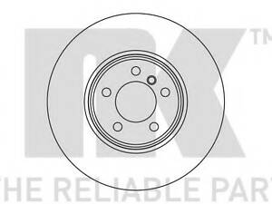 Диск гальмівний перед. Land Rover Range Rover 05- 204025