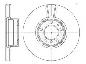Диск тормозной перед. BMW 5(E39) 3.0-4.0 + Diesel 98-04