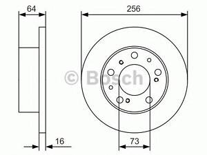 диск тормозной передний BOSCH 0986479A89 на PEUGEOT 308 SW II