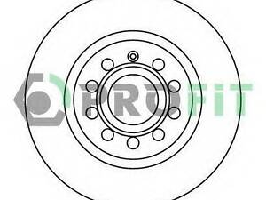 Диск тормозной PROFIT 50101223 на SEAT LEON (1P1)