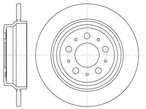 Диск гальмівний REMSA 662000 на VOLVO S80 I седан (TS, XY)