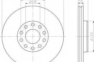 Диск гальмівний SKODAVW Superb 3U4Passat [3B3][3B6] F 01&gt &gt BOSCH 986479157 на VW PASSAT седан (3B3)