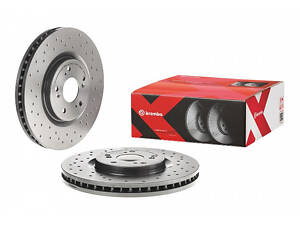 Диск тормозной вентилируемый с перфорацией BREMBO 09B2691X Honda Accord