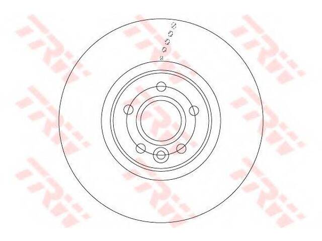 Диск гальмівний VOLVO C70S40V40V50 F 04 > > TRW DF6676S на VOLVO C70 II кабрио
