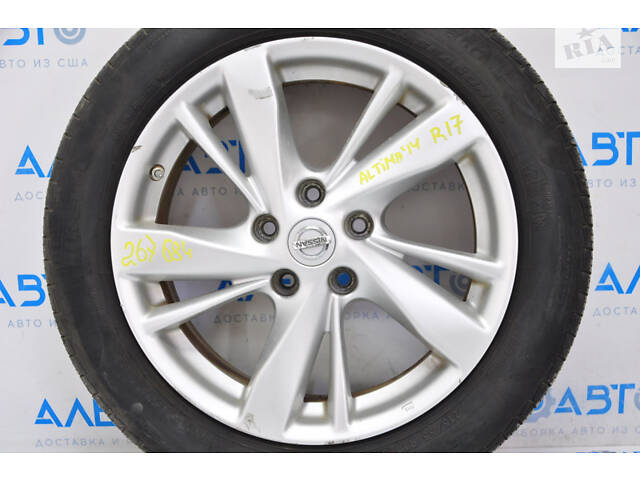 Диск колесный R17 x 7.5J et55 5*114.3 Nissan Altima 13-18 бордюрка