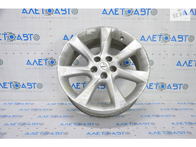 Диск колесный R19 5x114.3 Lexus RX350 10-15 бордюрка, полез лак