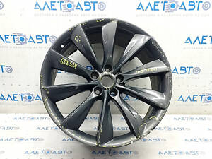Диск колесный R21x9.0J Tesla Model S 12-20 бордюрка, крашеный, полез лак