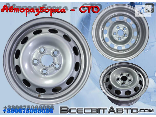 Диск колесный стальной серебро R15 6J ET55 DIA57.1 5x112 7M0601027A