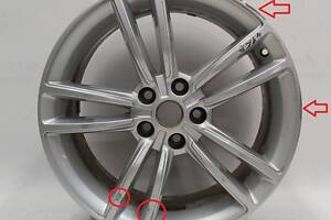 Диск колёсный (19x8.0J - SILVER) с повреждением Tesla model S, model S REST 1054040-00-B