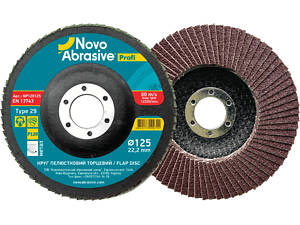 Диск лепестков. 125 P40 Profi Novoabrazive. Круг лепестковый торцевой Profi NovoAbrasive [INKRZ00000D125402N]