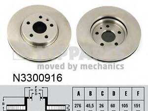 Диск NIPPARTS N3300916 на OPEL ASTRA J Sports Tourer