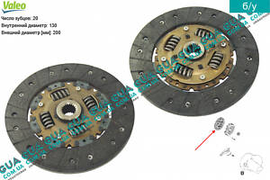 Диск зчеплення ( фередо ) D200 мм B63316460A Mazda/МАЗДА 323F 1994-1997, Mazda/МАЗДА 323S 1998-2004, Mazda/МАЗДА 3