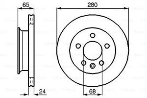 Диск торм. передний R15, 2.5TDI h=64,5 [вент.], 90-96