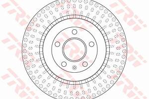 Диск тормозной, AUDI/PORSCHE, 1.8-4.2, CLAB, 07-