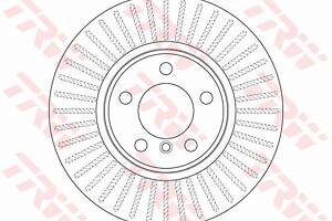 Диск тормозной, BMW (F23), 3 (F30,F80/F31/F34), 4 (F36/F33,F83/F32,F82), N57 D30 A, 11-