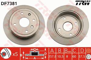 Диск тормозной, CHEVROLET/DAEWOO/GM/SAAB, 1.4-2.0, Z 20 DM, 07-