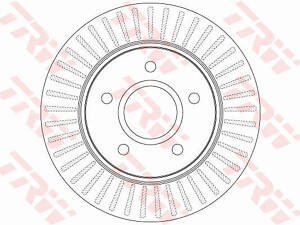 Диск гальмівний, CHRYSLER/DODGE/FIAT, 2.0-3.8, ED3, 07-