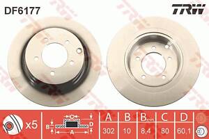 Диск тормозной, CITROEN/LANCIA/MITSUBISHI/PEUGEOT, 1.6-2.4, 4B10, 06-