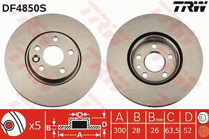 Диск тормозной, FORD/LAND ROVER/VOLVO, 1.5-3.2, AZBC, 06-