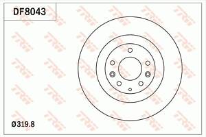 Диск тормозной, MAZDA CX-7/CX-9, 2.2-3.7, R2AA/CYC4, 07-