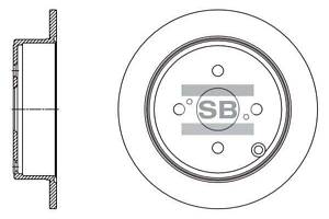 Диск тормозной (невентилируемый) SD4092