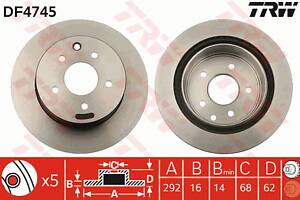 Диск тормозной, NISSAN/RENAULT, 1.5-2.5, M9R 832, 08-