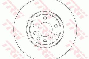 Диск тормозной, OPEL/SAAB, 1.3-3.0, 98-