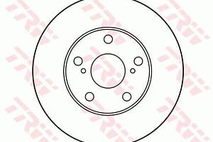 Диск тормозной, TOYOTA Avensis/Camry/Previa, 2.0-3.0, 3VZ-FE, 92-09 / LEXUS, 91-97