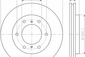 Диск тормозной (вентилируемый) 92180203