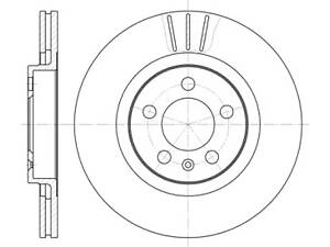 Диск тормозной AUDI A3, SEAT LEON, TOLEDO, SKODA, VW, передн. вент. (пр-во Remsa)