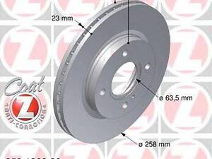 Диск тормозной Coat Z ZIMMERMANN 250136320 на FORD FIESTA VI