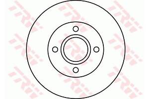 Диск тормозной передний, 258mm, FORD Fiesta, Focus, Fusion, 95-