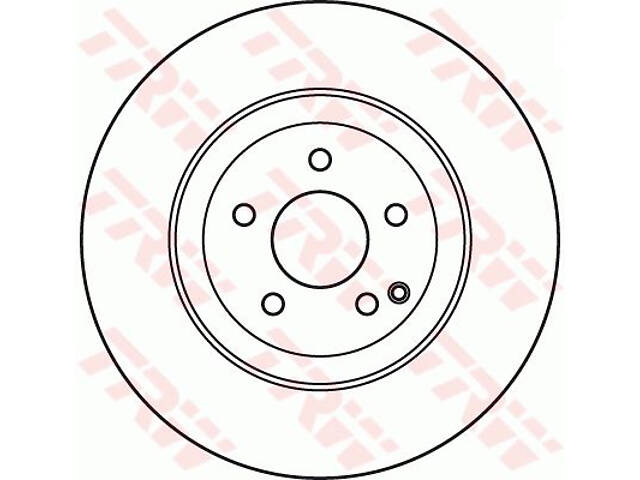 Диск гальмівний передній, 330mm, MB E (W211, W212), GLK (X204) 02-