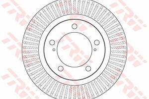 Диск тормозной передний, 340mm, TOYOTA Land Cruiser 200; LEXUS LX 07-