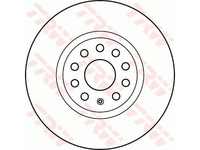 Диск тормозной передний, VAG, 1.4-3.2, AXW/BLR, 03-