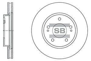 Диск тормозной передний (вентилируемый) SD4308