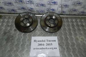 Диск тормозной передний Hyundai Tucson JM 2.0 ДИЗЕЛЬ 2004 (б/у)