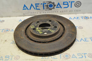 Диск тормозной передний левый Toyota Highlander 14-19 28mm, ржавый