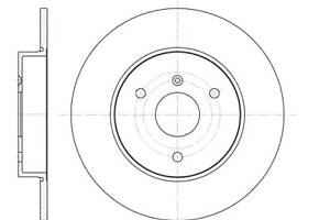 Диск тормозной SMART 01- передн. (пр-во REMSA)