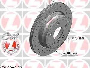 Диск тормозной Sport ZIMMERMANN 150290252 на BMW 3 (F30, F35, F80)