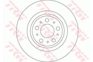 Диск тормозной задний, 308mm, VOLVO XC90, 02-14