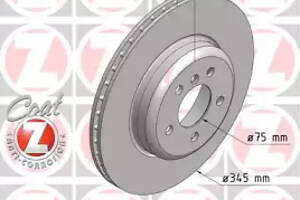 Диск тормозной задний, BMW 5 (F10/F07/F11), 6 (F06/F13), 7 (F01)