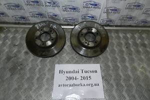 Диск тормозной задний Hyundai Tucson JM 2004 задн. (б/у)