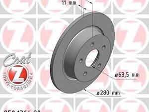 Диск гальмівний ZIMMERMANN 250136420 на FORD C-MAX II (DXA/CB7, DXA/CEU)