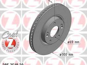 Диск тормозной ZIMMERMANN 285351820 на KIA SPORTAGE (SL)