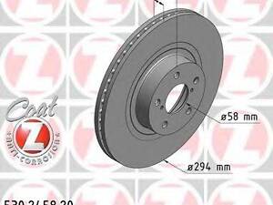 Диск тормозной ZIMMERMANN 530245820 на SUBARU IMPREZA седан (GC)