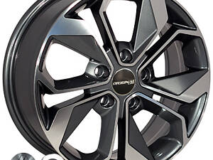 Диски литі ZW-BK5168 GP R16*6.5J PCD5*114.3 ET45 DIA 66.1