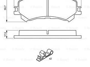 Дискові гальмівні колодки BOSCH 986494720 , NISSAN X-Trail 14-