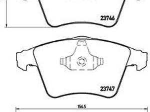 Дискові гальмівні колодки BREMBO P85082 пер.